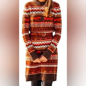 Kiel James Patrick AUTHENTIC Fox Sweater Dress